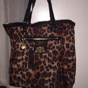 Juicy Couture cheetah print bag.